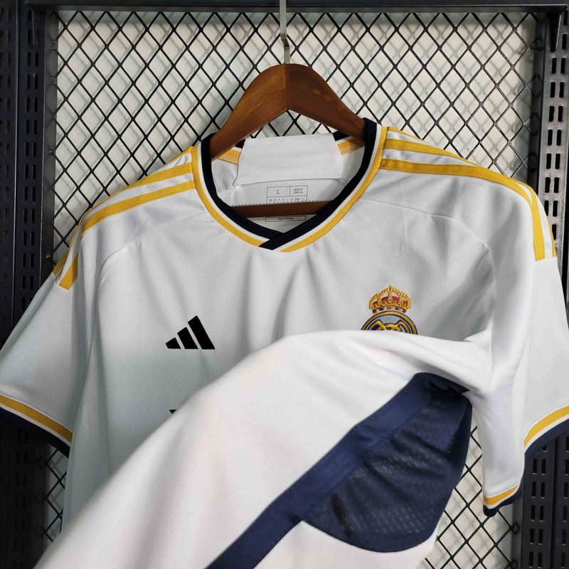 Camisa Real Madrid I 23/24 - Torcedor Adidas - Branca