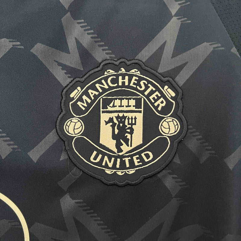 Camisa Manchester United II 24/25 - Torcedor Adidas - Azul