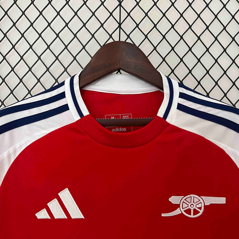 Camisa Arsenal I 24/25 - Torcedor Adidas - Branca e Vermelha