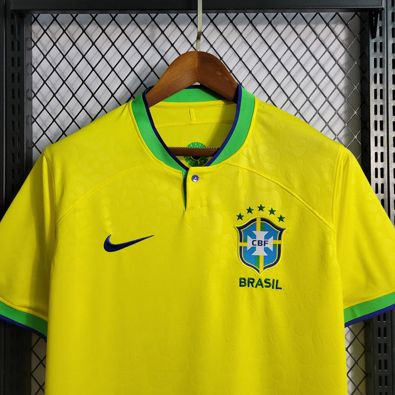 Camisa Seleção Brasileira I 22/23 - Torcedor Nike - Amarela