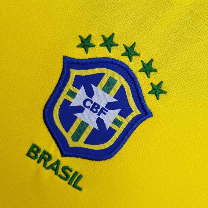 Retrô Camisa Seleção Brasileira I 2004 - Torcedor Nike - Amarela