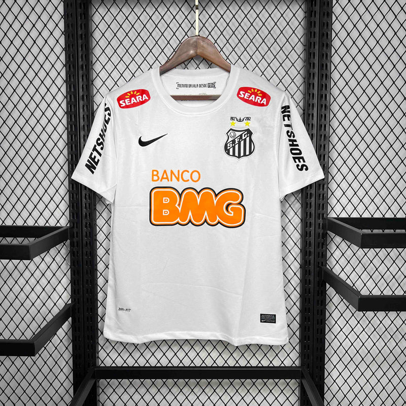 Retrô Camisa Santos 11/12 - Torcedor Nike - Branca