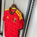 Camisa Seleção Bélgica I 2026 - Torcedor Adidas - Vermelha