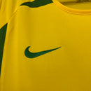 Retrô Camisa Seleção Brasileira I 2002 - Torcedor Nike - Amarela