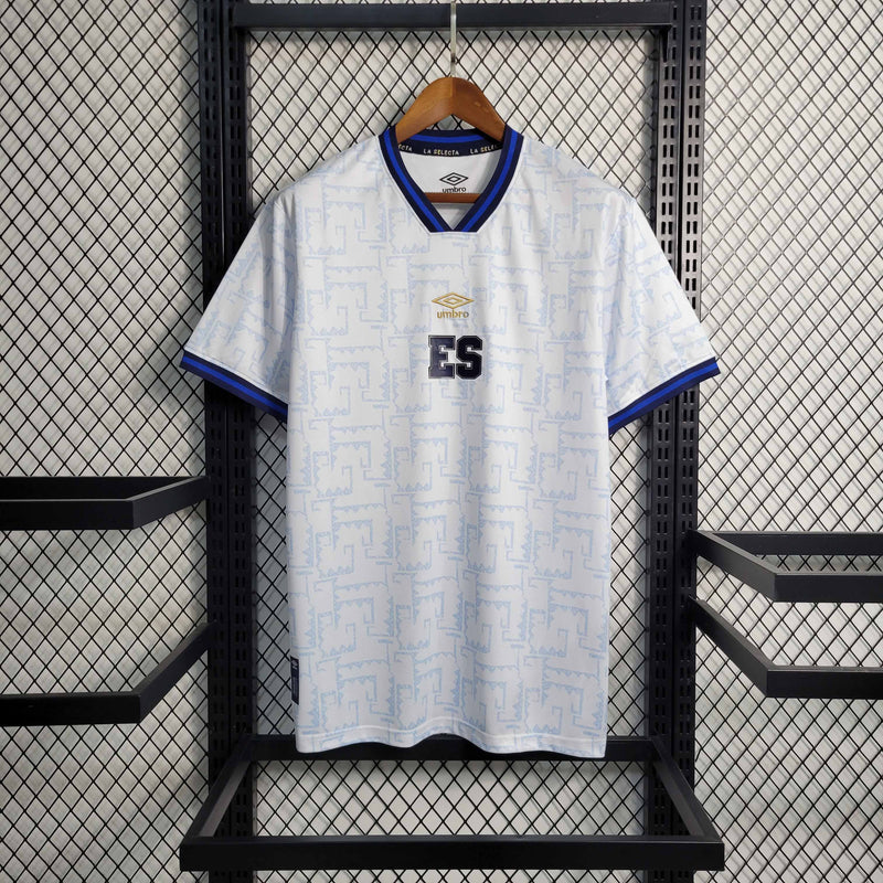 Camisa Seleção El Salvador II 23/24 - Torcedor Umbro - Branca