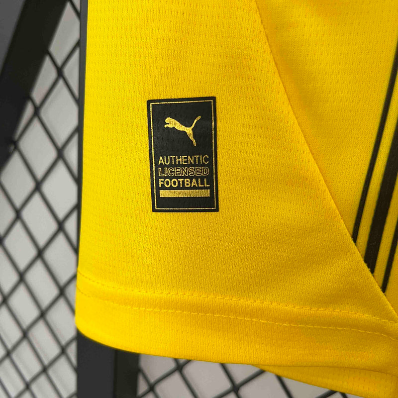 Camisa Borussia Dortmund I 24/25 - Torcedor Puma - Amarelo