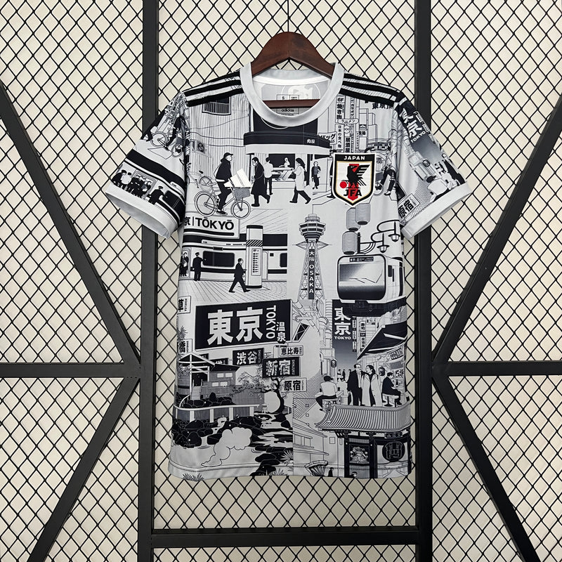 Camisa Seleção Japão 24/25 - Edição Especial Adidas - Cinza