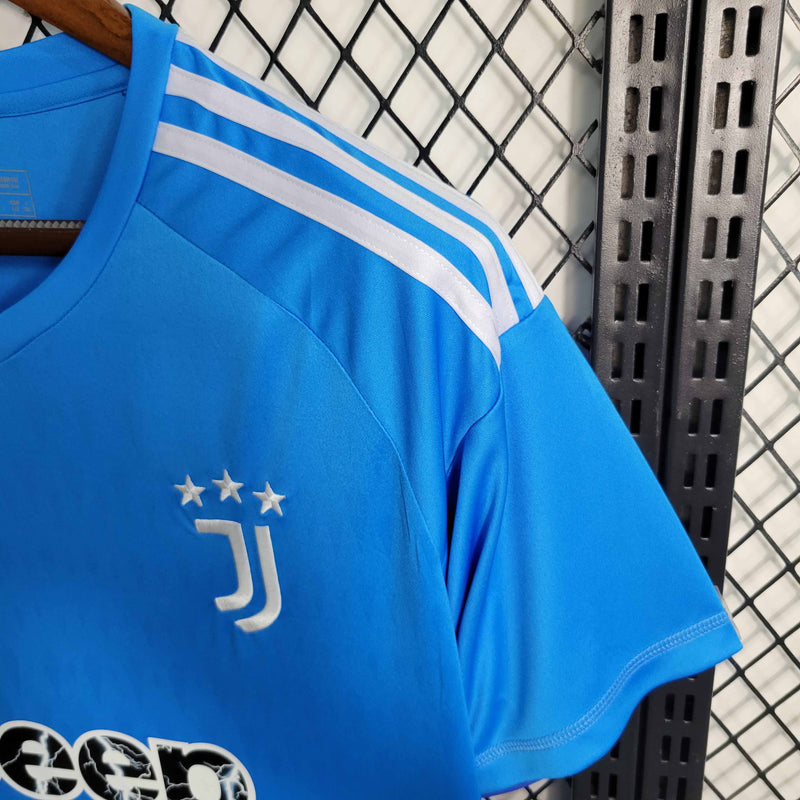 Camisa Juventus Goleiro 23/24 - Torcedor Adidas - Azul