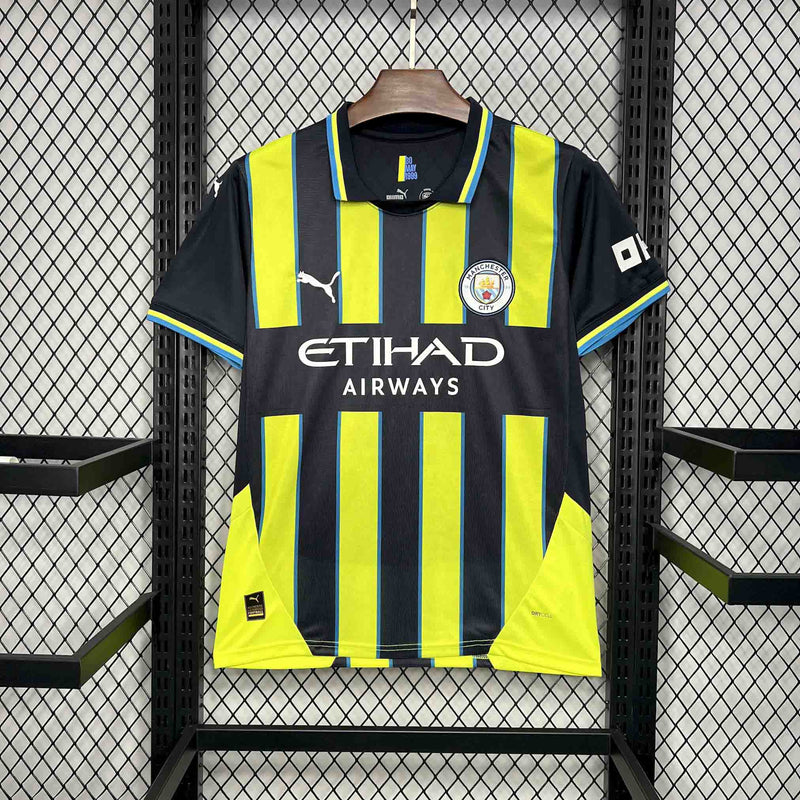 Camisa Manchester City II 24/25 - Torcedor Puma - Amarela e Preto