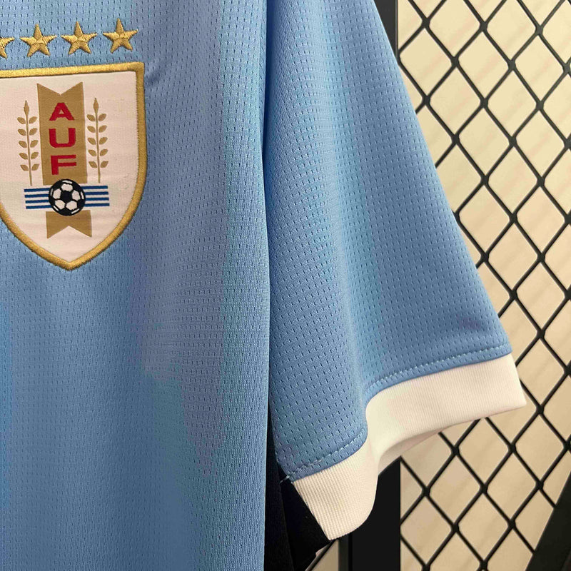 Camisa Seleção Uruguai I 24/25 - Torcedor Nike - Azul