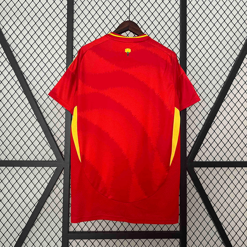 Camisa Seleção Espanha II 24/25 - Torcedor Adidas - Vermelha