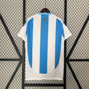 Camisa Seleção Argentina I 24/25 - Torcedor Adidas - Azul e Branca + Patch Campeão