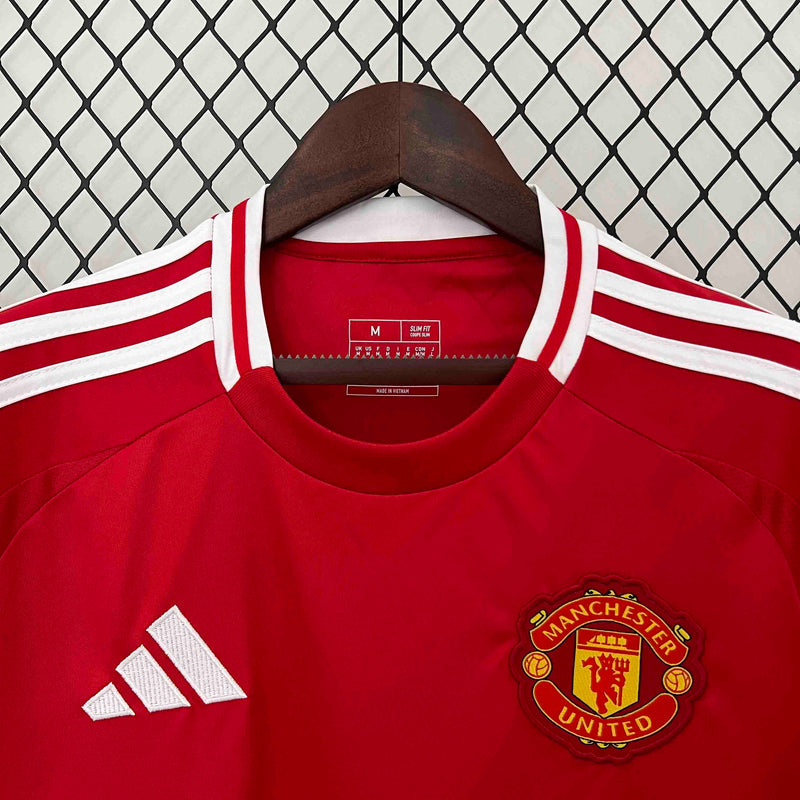 Camisa Manchester United I 24/25 - Torcedor Adidas - Vermelha