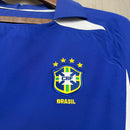 Retrô Camisa Seleção Brasileira II 2002 - Torcedor Nike - Azul