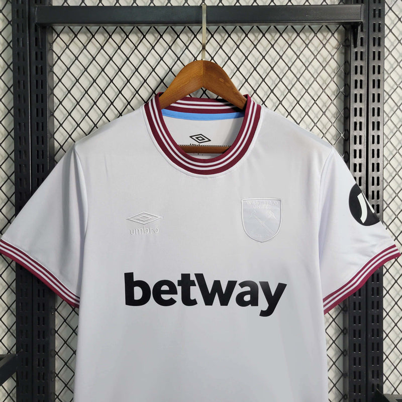 Camisa West Ham II 23/24 - Torcedor Umbro -Branca