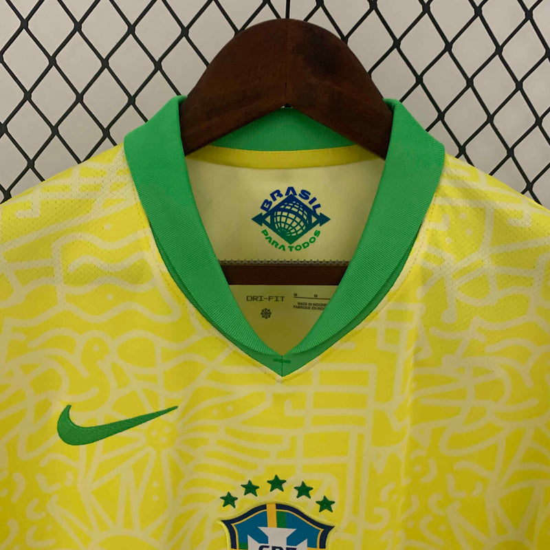 Camisa Seleção Brasileira I 24/25 - Torcedor Nike - Amarela