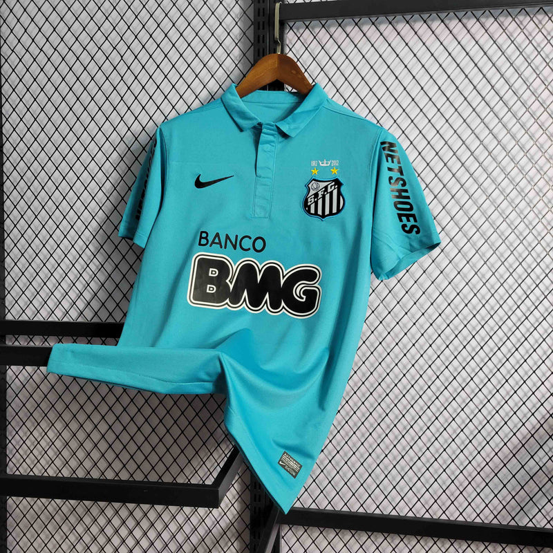 Retrô Camisa Santos 12/13 - Torcedor Nike - Azul