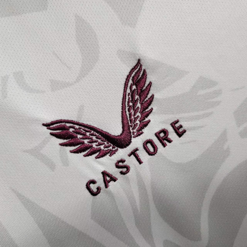 Camisa Aston Villa II 23/24 - Torcedor Castore - Branca