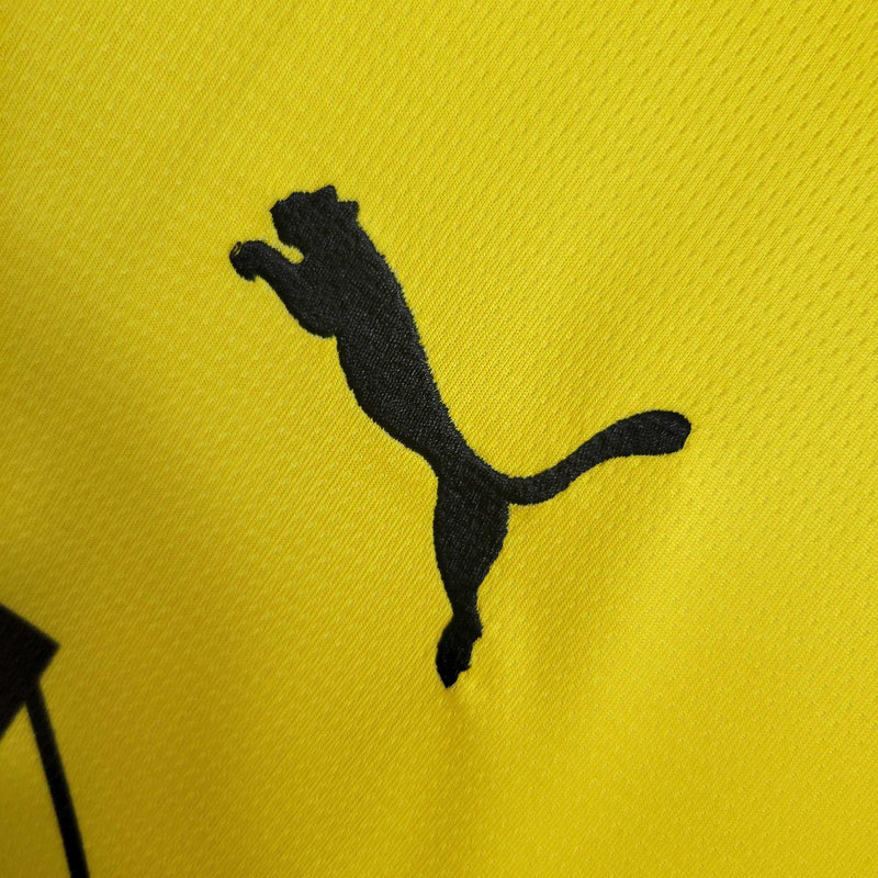 Camisa Borussia Dortmund I 23/24 - Torcedor Puma - Amarela