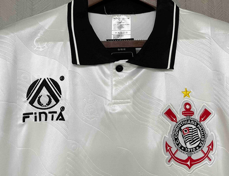 Retrô Camisa Corinthians 94/95 - Torcedor Finta - Branca