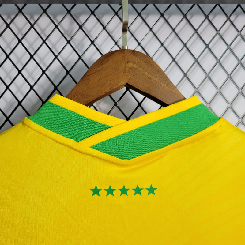 Camisa Seleção Brasileira Cristo Redentor - Edição Especial Nike - Amarela