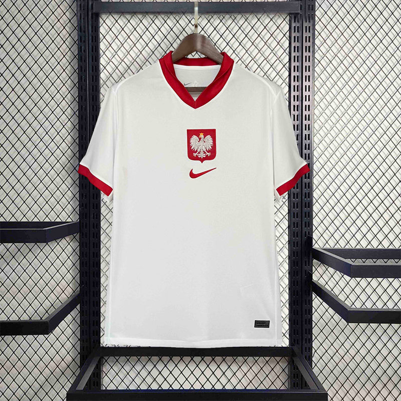 Camisa Seleção Polônia I 24/25 - Torcedor Nike - Branca