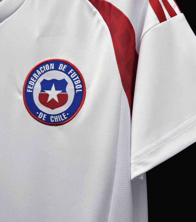 Camisa Seleção Chile II 24/25 - Torcedor Adidas - Branca