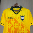 Retrô Camisa Seleção Brasileira I 1994 - Torcedor Umbro - Amarela