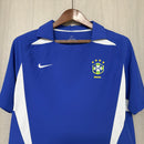 Retrô Camisa Seleção Brasileira II 2002 - Torcedor Nike - Azul