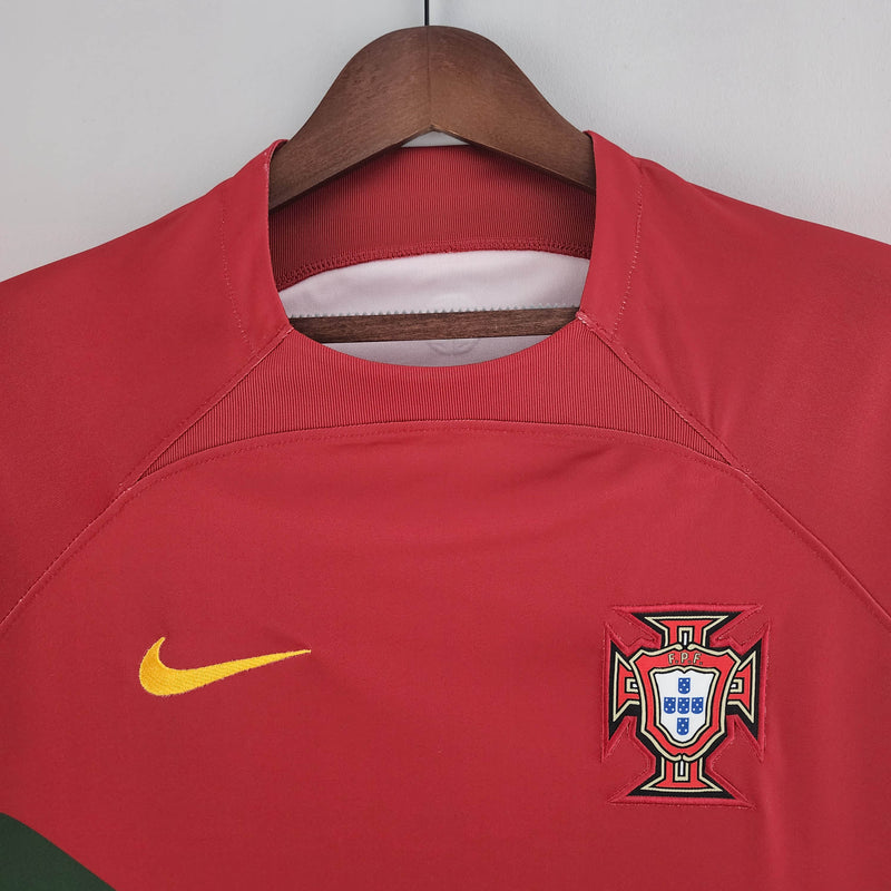 Camisa Seleção Portugal I 22/23 - Torcedor Nike - Vermelha e Verde