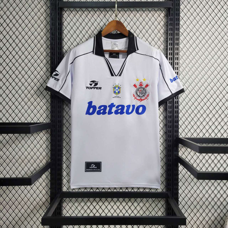 Retrô Camisa Corinthians 99/00 - Torcedor Topper - Branca