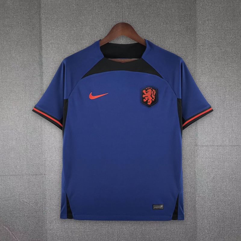 Camisa Seleção Holanda II 22/23 - Torcedor Nike - Azul