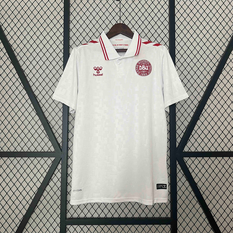 Camisa Seleção Dinamarca II 24/25 - Torcedor Hummel - Branca