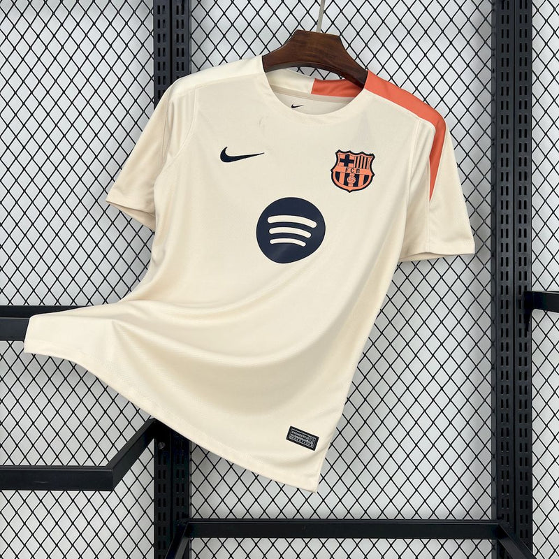 Camisa Barcelona 24/25 - Treino Nike - Bege