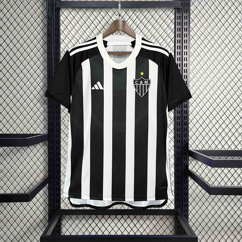 Camisa Atlético Mineiro I 24/25 - Torcedor Adidas - Preta e Branca