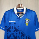 Retrô Camisa Seleção Brasileira II 1994 - Torcedor Umbro - Azul