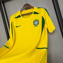 Retrô Camisa Seleção Brasileira I 2002 - Torcedor Nike - Amarela
