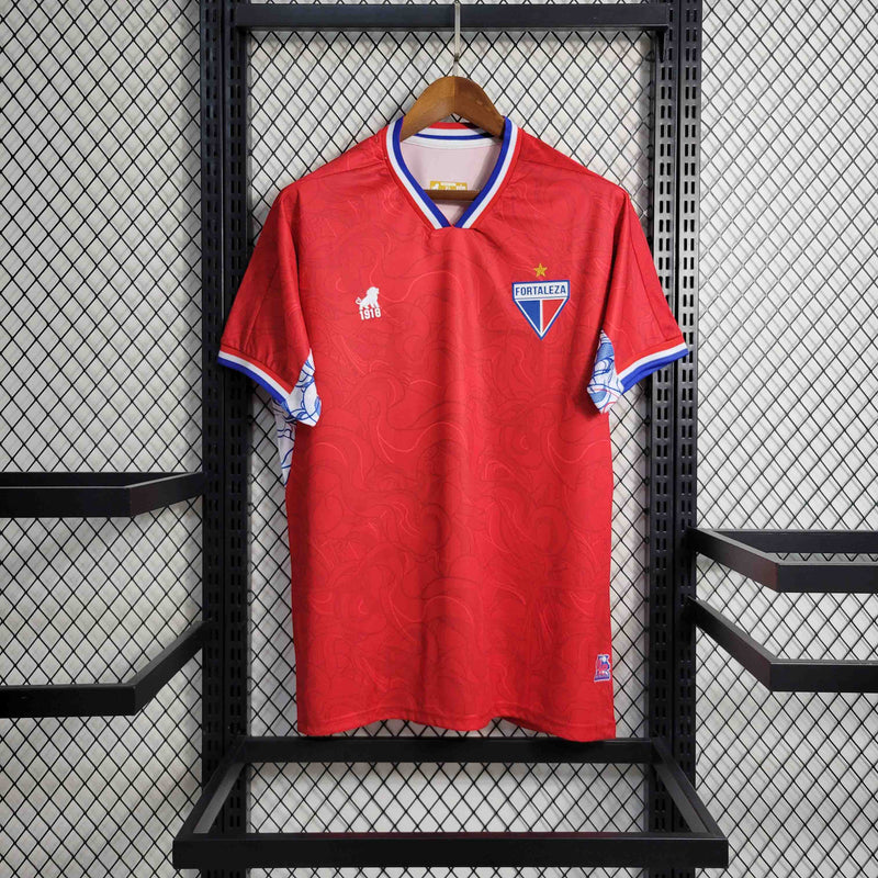 Camisa Fortaleza III 24/25 - Torcedor Lobo - Vermelha