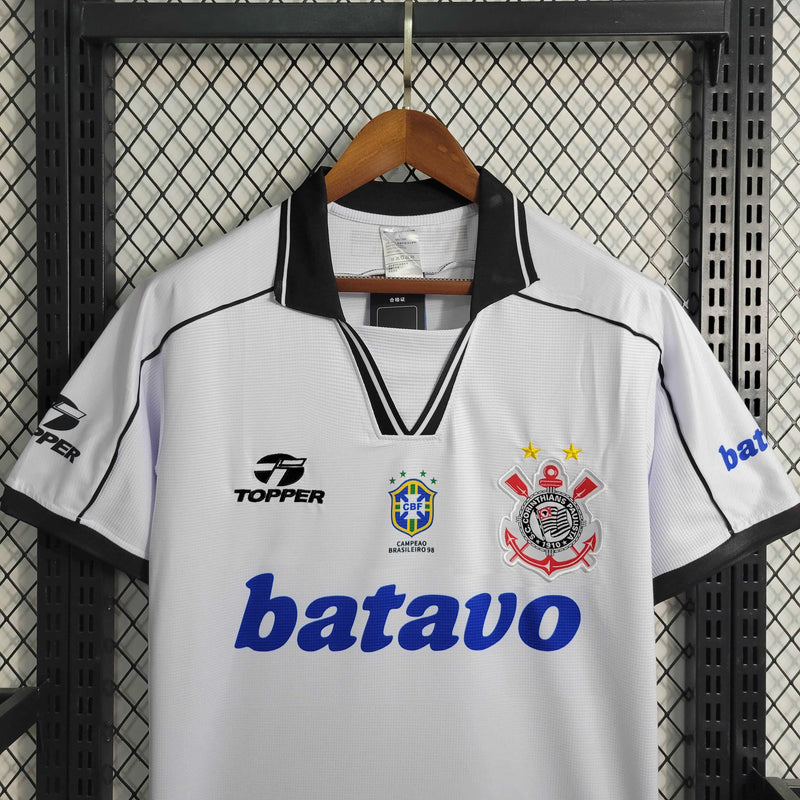 Retrô Camisa Corinthians 99/00 - Torcedor Topper - Branca