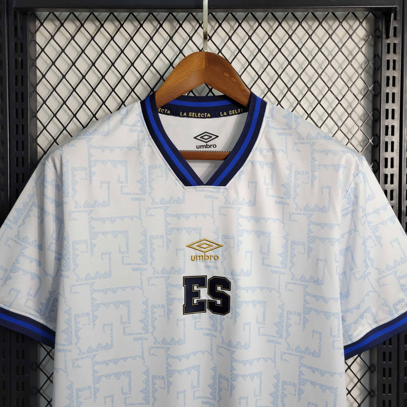 Camisa Seleção El Salvador II 23/24 - Torcedor Umbro - Branca