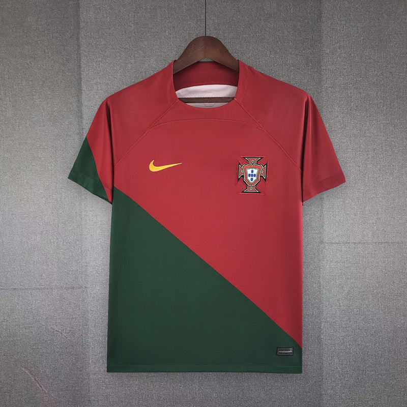 Camisa Seleção Portugal I 22/23 - Torcedor Nike - Vermelha e Verde