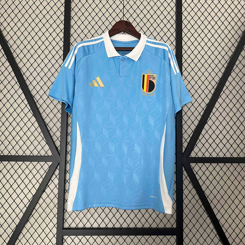 Camisa Seleção Bélgica I 24/25 - Torcedor Adidas - Azul