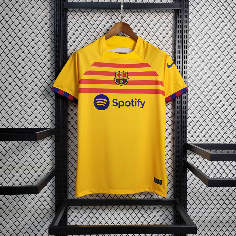 Camisa Barcelona IV 23/24 - Torcedor Nike - Amarela