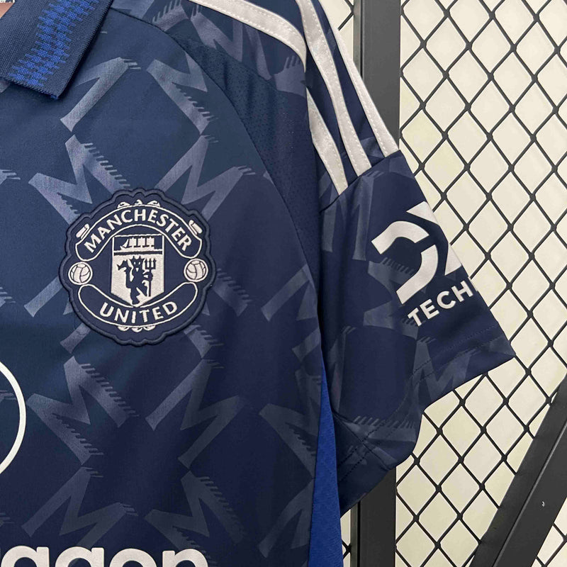 Camisa Manchester United II 24/25 - Torcedor Adidas - Azul