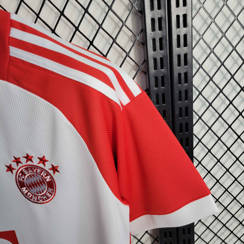 Camisa Bayern de Munique I 23/24 - Torcedor Adidas - Branco