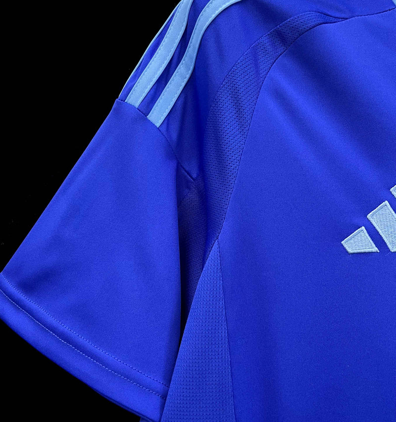 Camisa Seleção Argentina II 24/25 - Torcedor Adidas - Azul + Patch Campeão