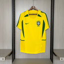 Retrô Camisa Seleção Brasileira I 2002 - Torcedor Nike - Amarela