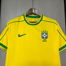 Retrô Camisa Seleção Brasileira I 1998 - Torcedor Nike - Amarela