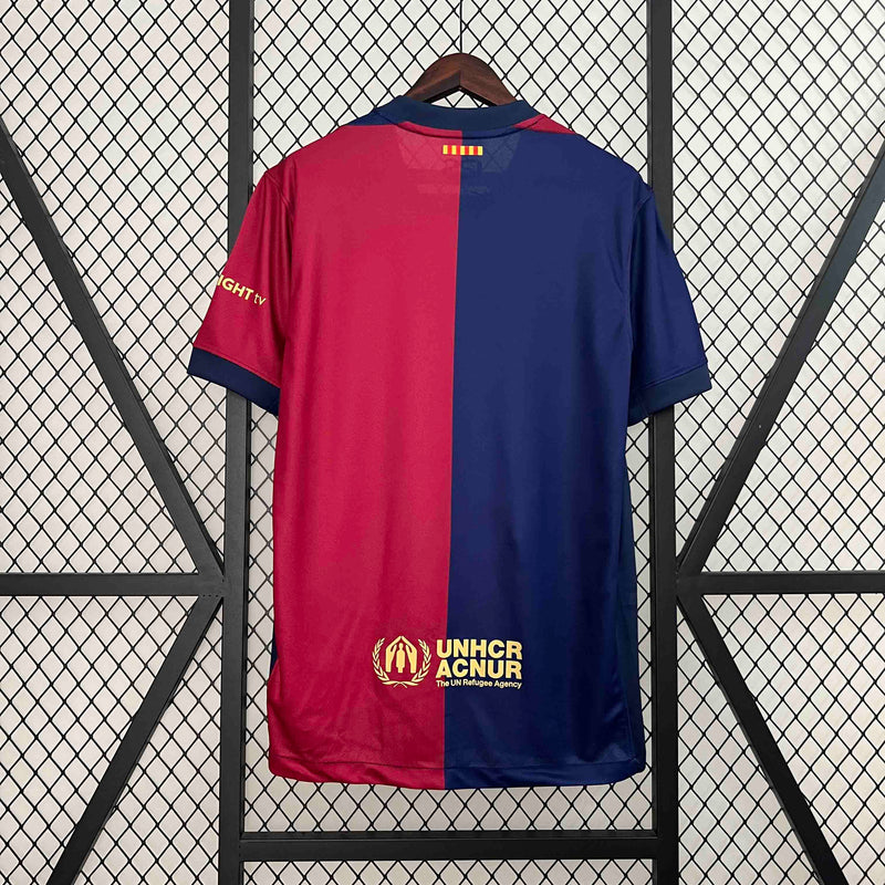 Camisa Barcelona I 24/25 - Torcedor Nike - Azul e Grená