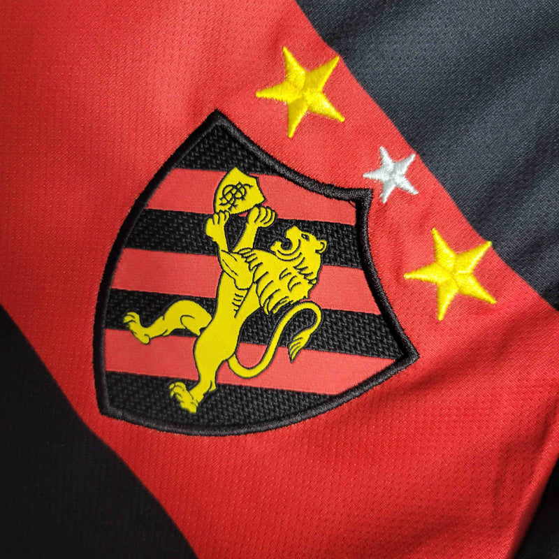 Camisa Sport Recife I 23/24 - Torcedor Umbro - Vermelha e Preta